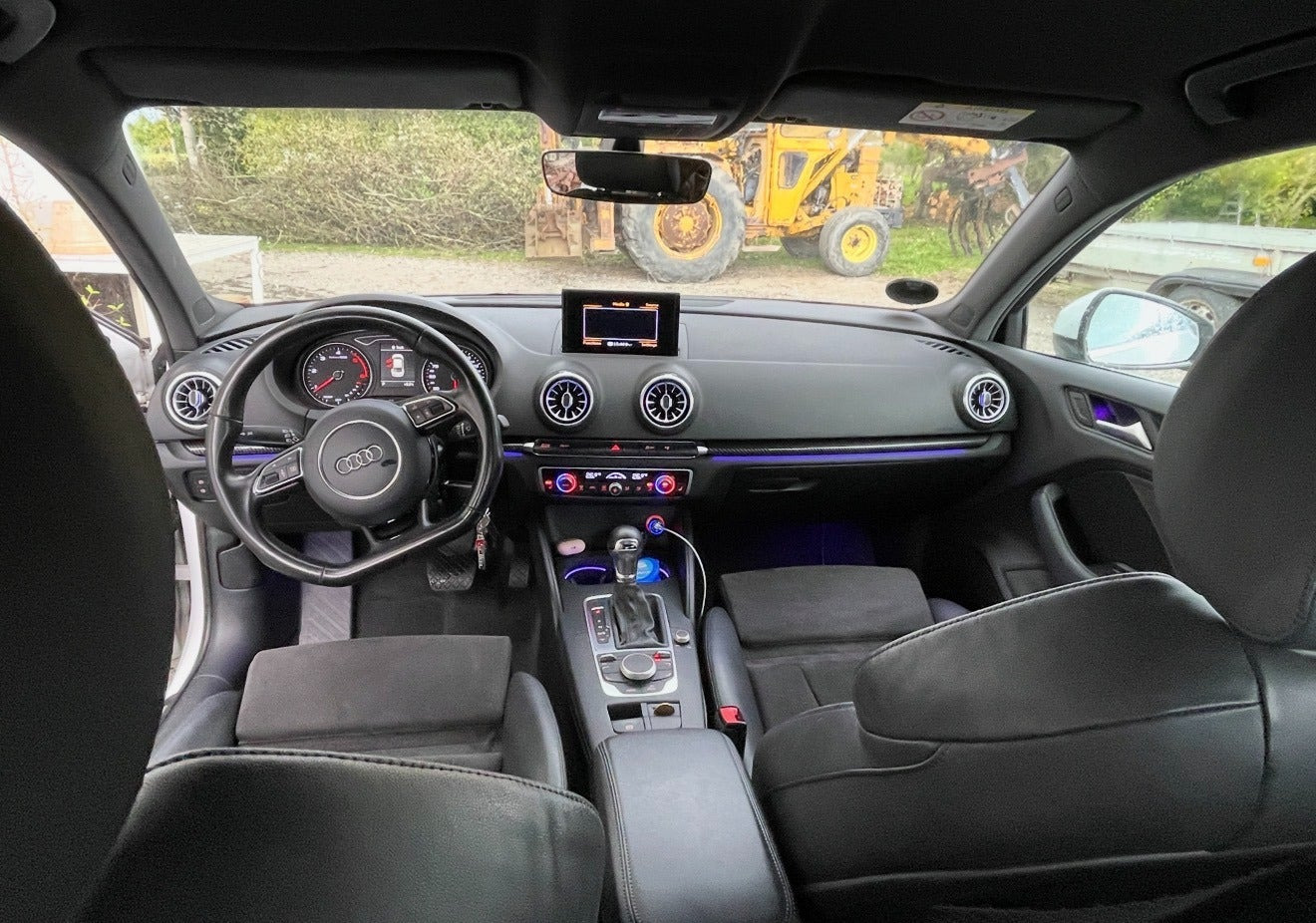 Sort Audi A3 fra 2015