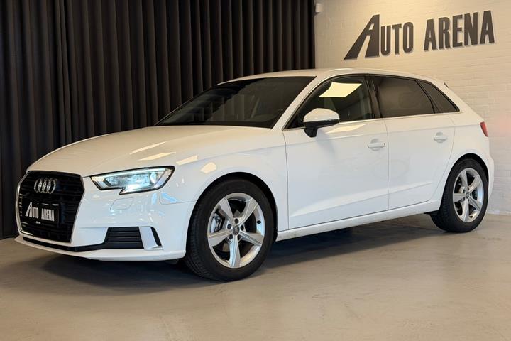 Hvid Audi A3 fra 2017