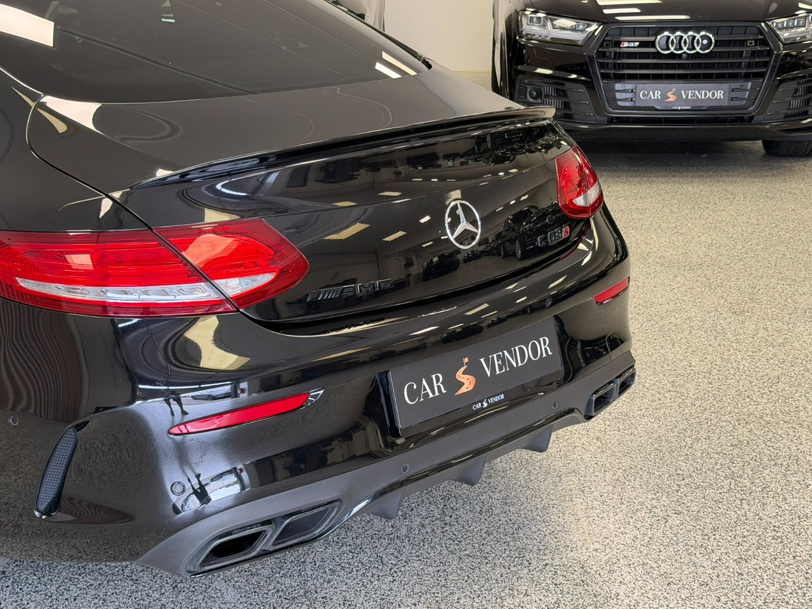 Sort Mercedes C63 fra 2016