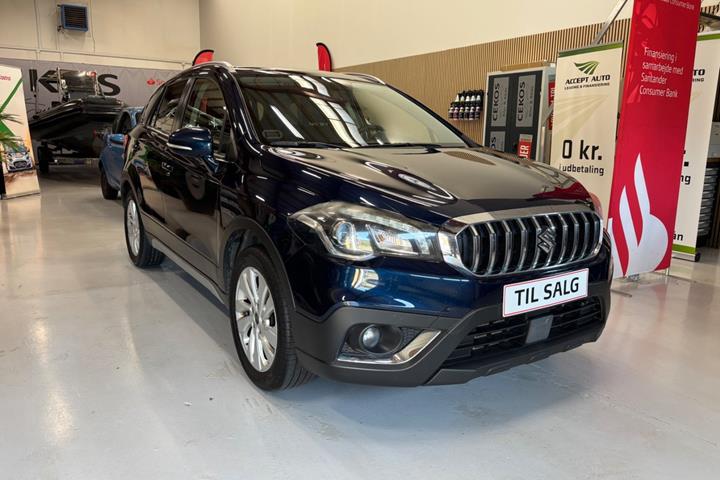 Blå Suzuki S-Cross fra 2016