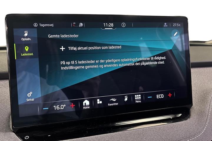 Sort Skoda Enyaq fra 2023