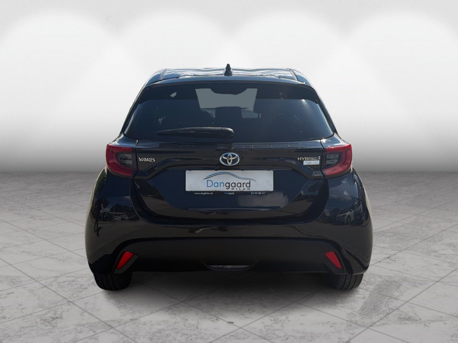 Sort Toyota Yaris fra 2020