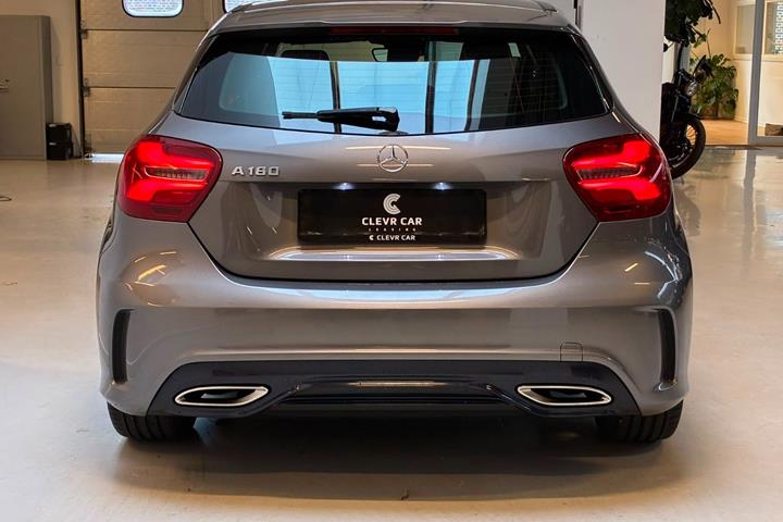 Sølv Mercedes A180 fra 2017