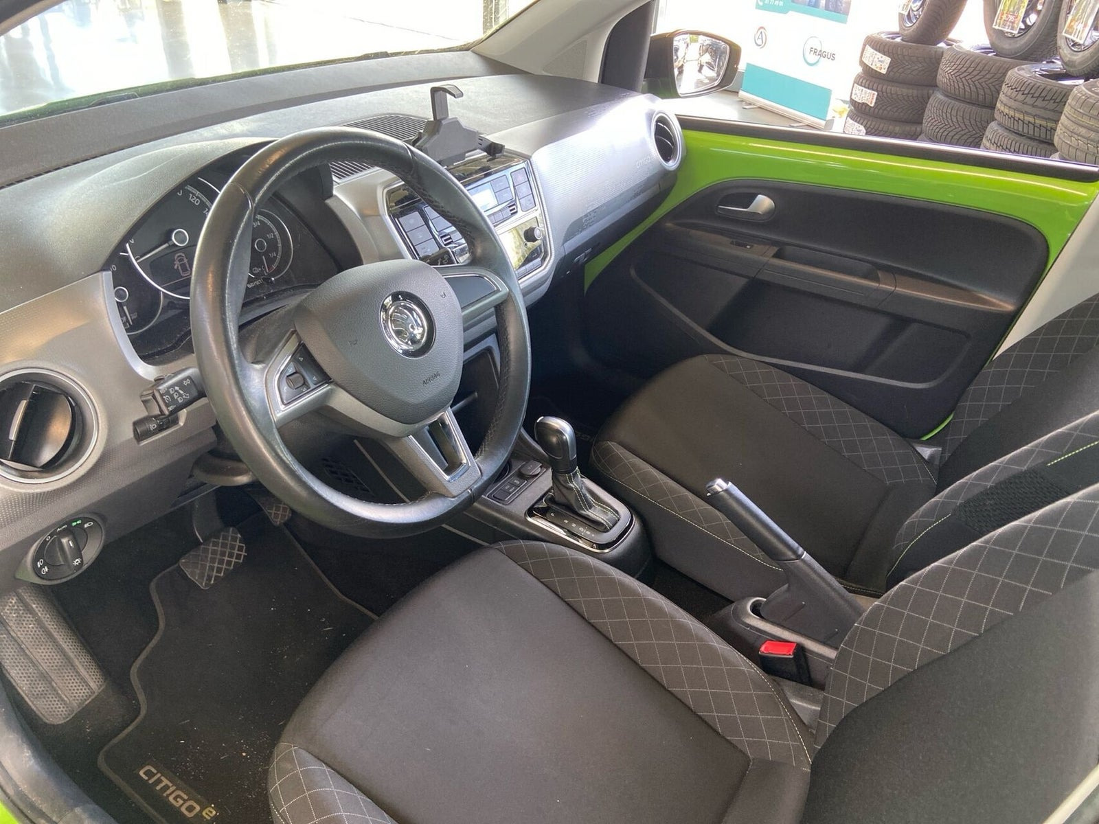 Grøn Skoda Citigo-e fra 2020