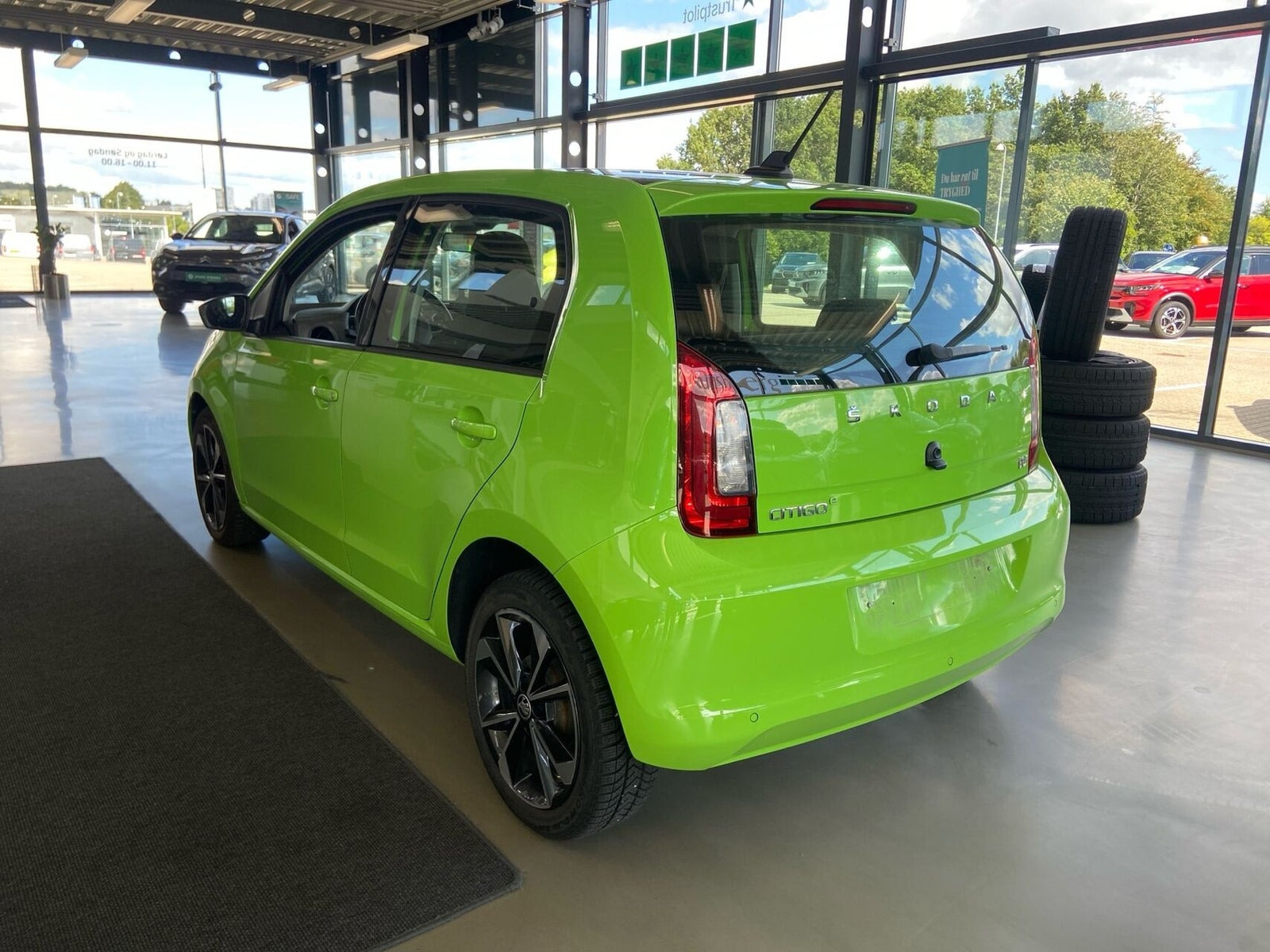 Grøn Skoda Citigo-e fra 2020