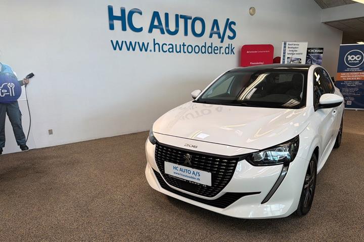 Hvid Peugeot 208 fra 2020