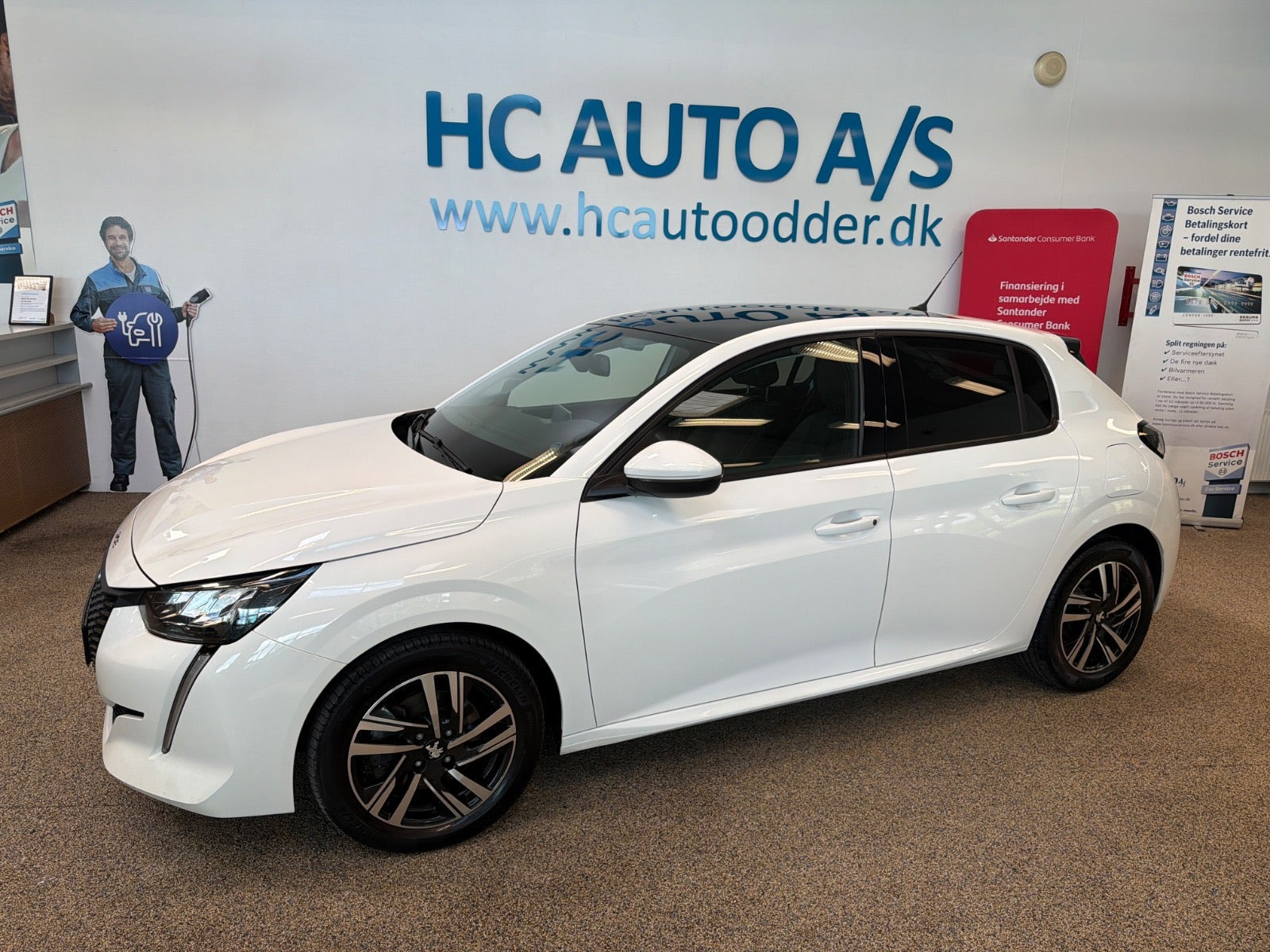 Hvid Peugeot 208 fra 2020