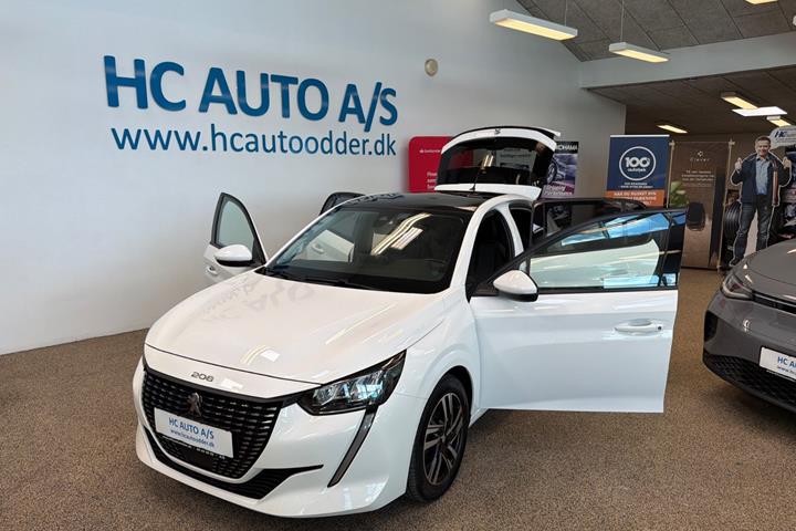Hvid Peugeot 208 fra 2020
