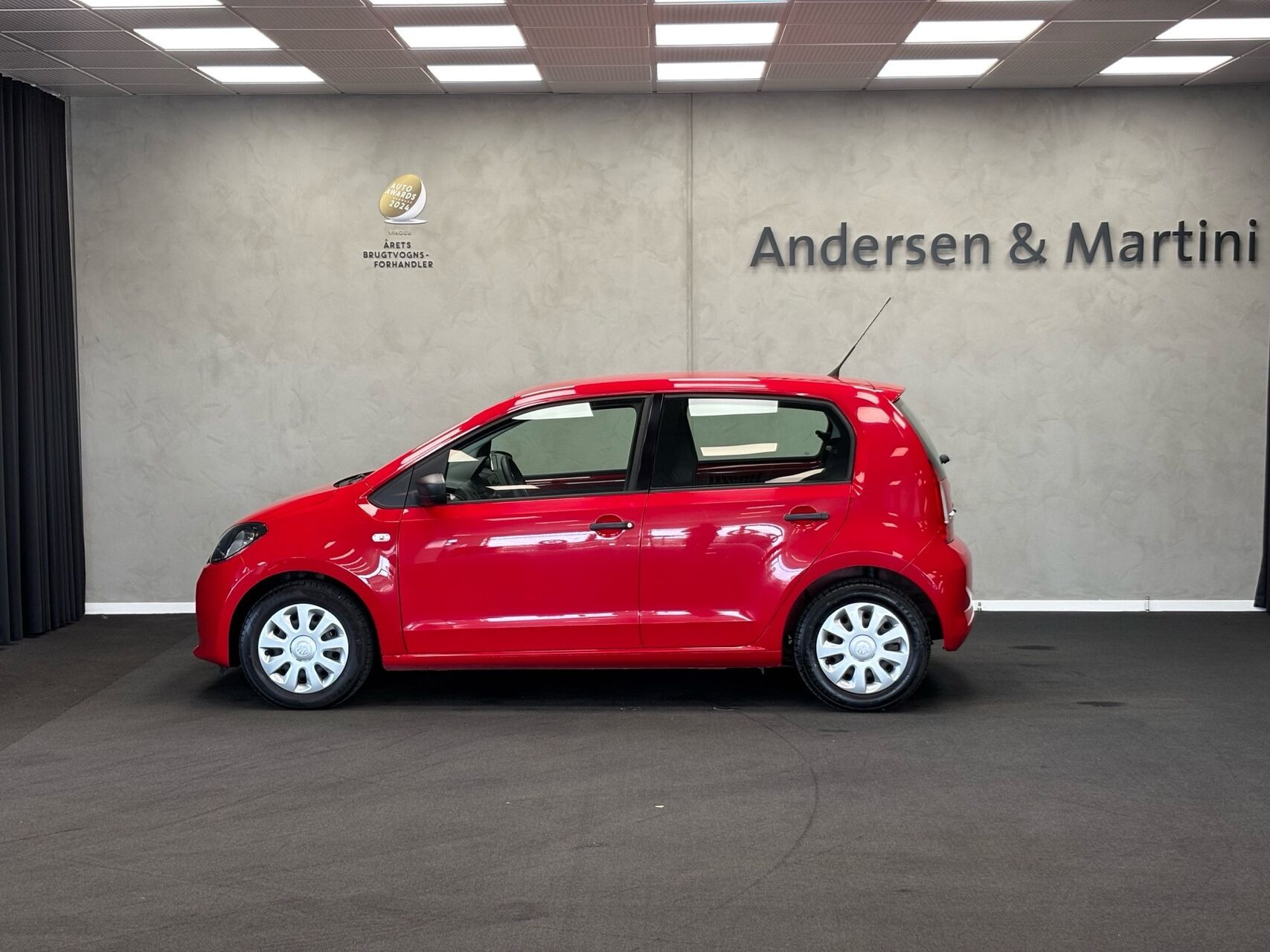 Rød Skoda Citigo fra 2013