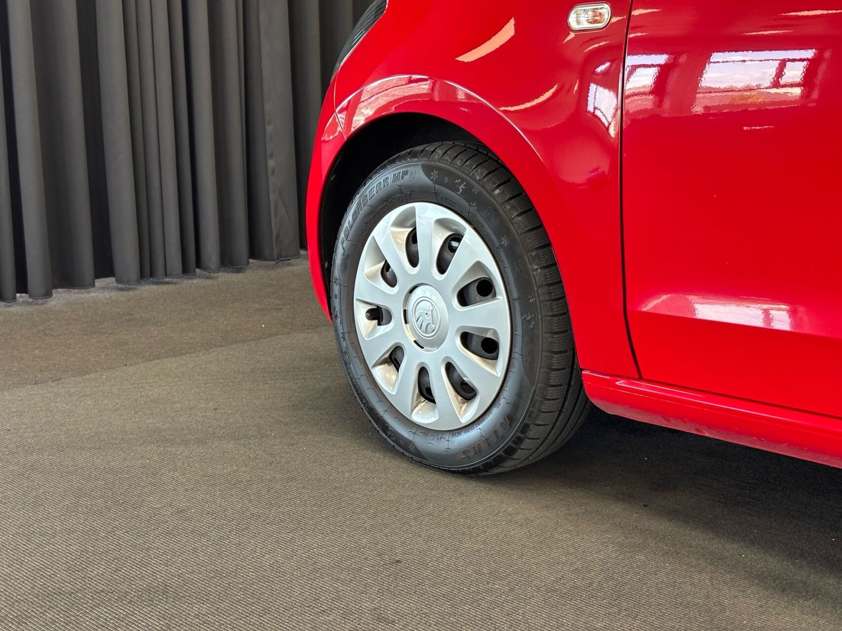 Rød Skoda Citigo fra 2013