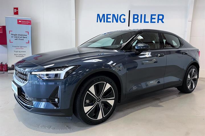 Blå Polestar 2 fra 2023