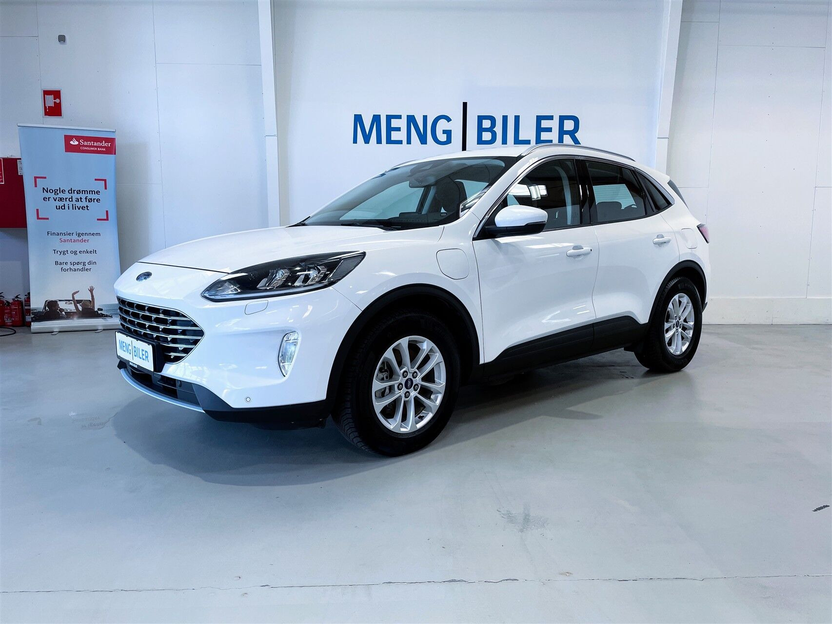 Hvid Ford Kuga fra 2021