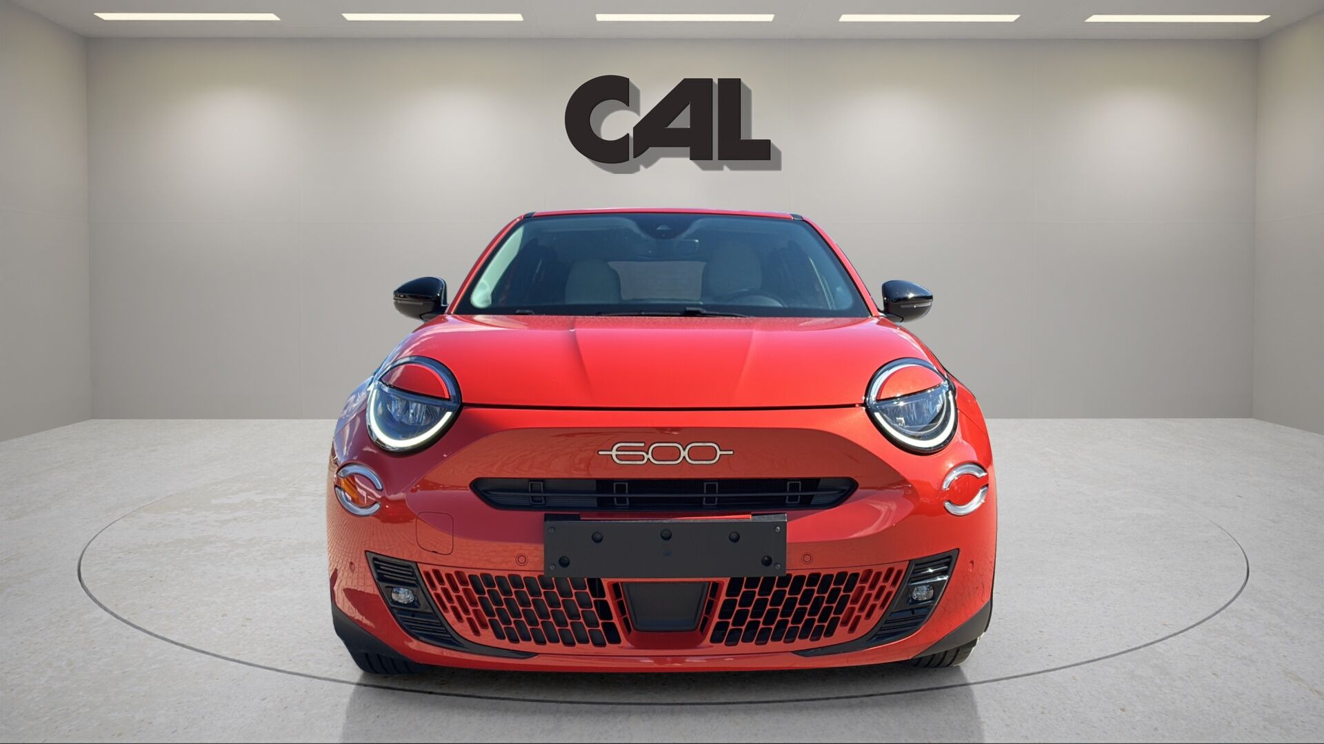 Orange Fiat 600e fra 2024