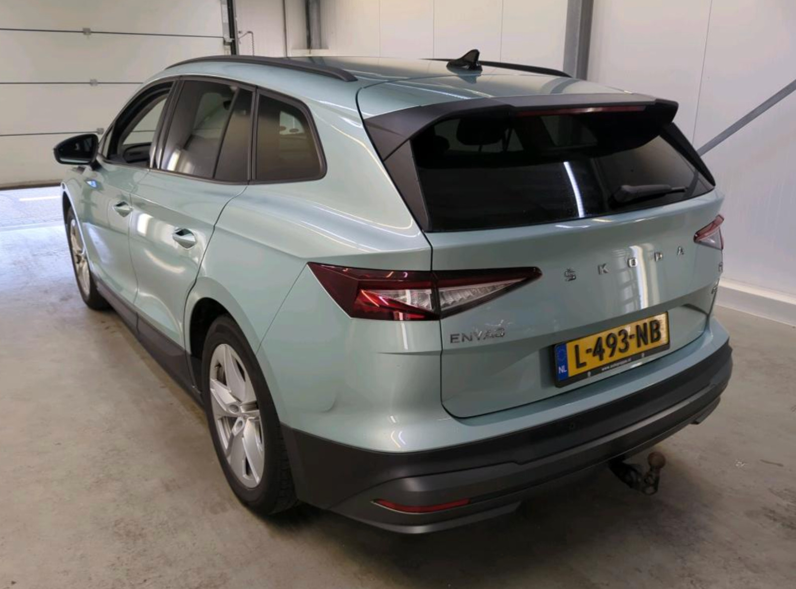 Grøn Skoda Enyaq fra 2021