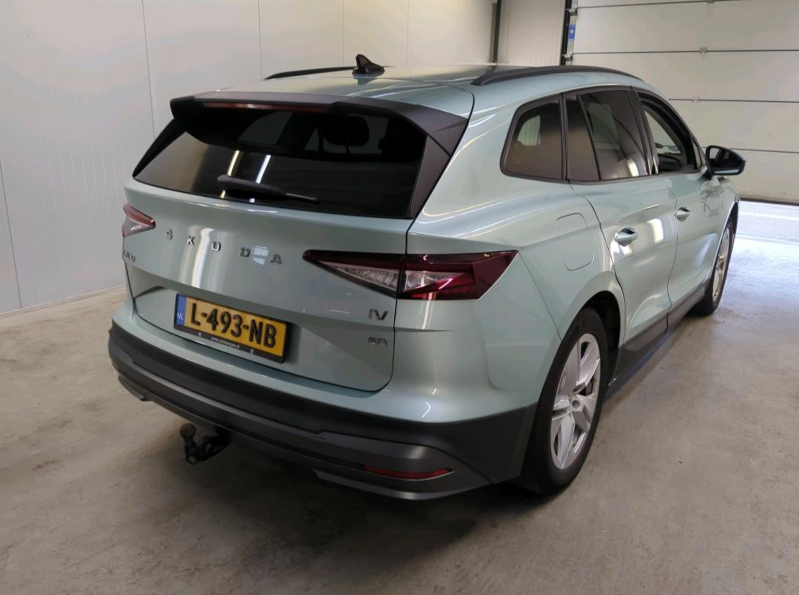 Grøn Skoda Enyaq fra 2021