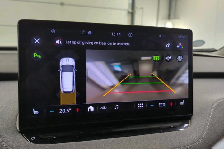 Grøn Skoda Enyaq fra 2021