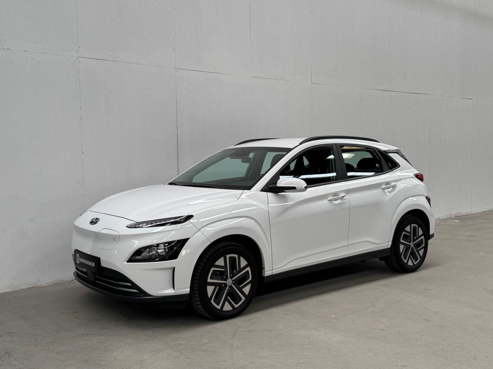 Hvid Hyundai Kona fra 2022