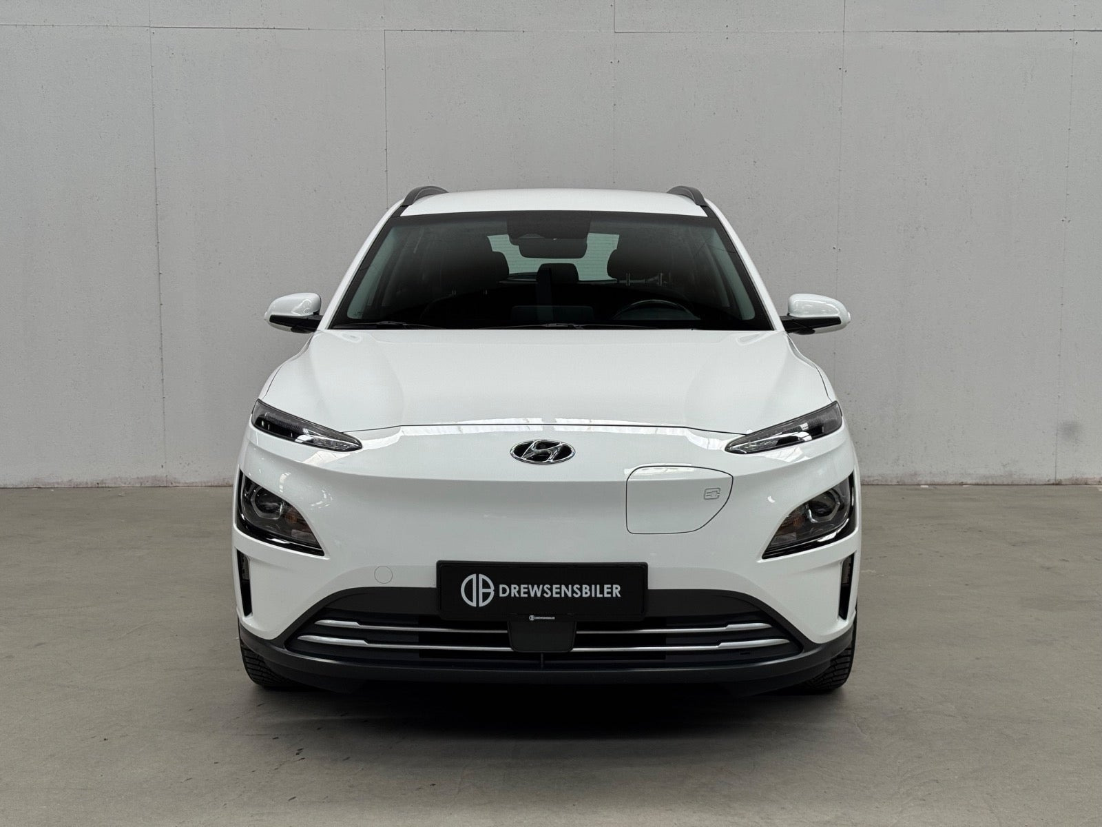 Hvid Hyundai Kona fra 2022