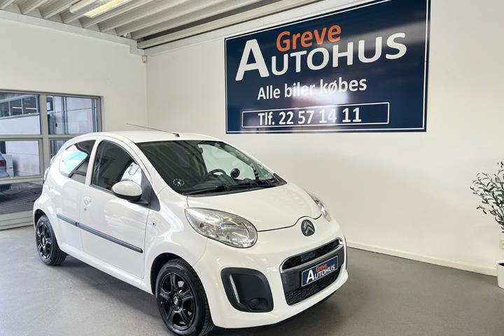 Hvid Citroën C1 fra 2012 set udefra