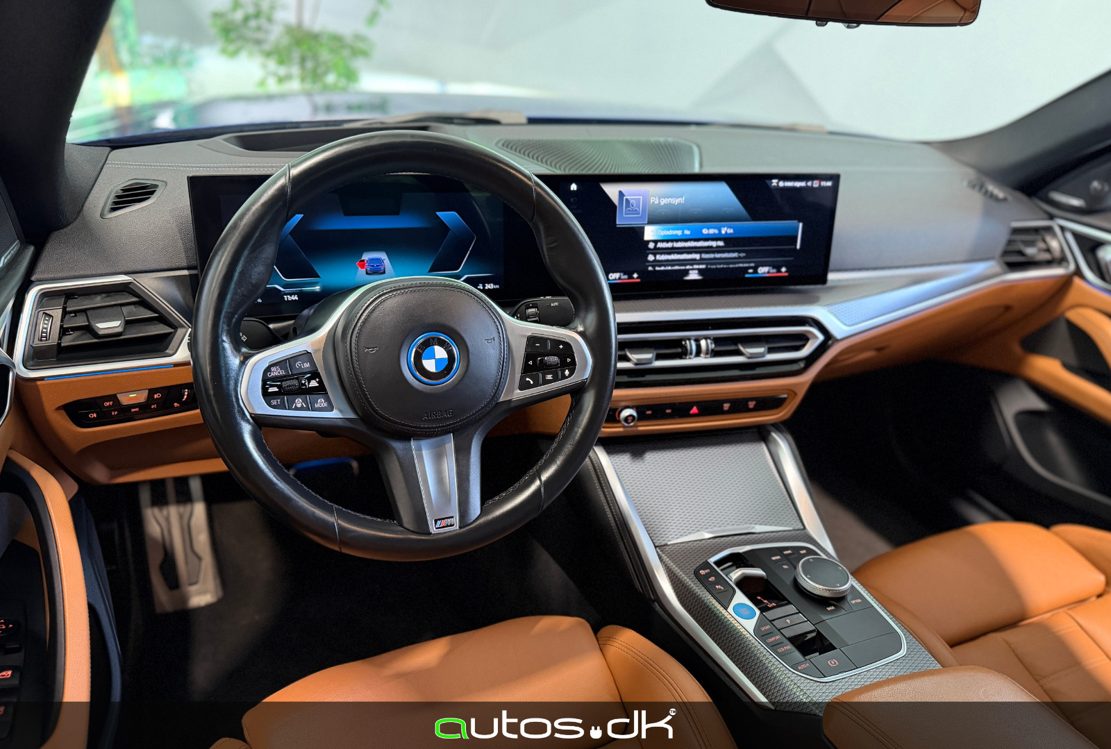Blå BMW i4 fra 2023