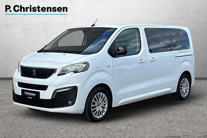 Hvid Peugeot e-Traveller fra 2022