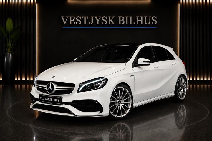 Hvid Mercedes A45 fra 2016