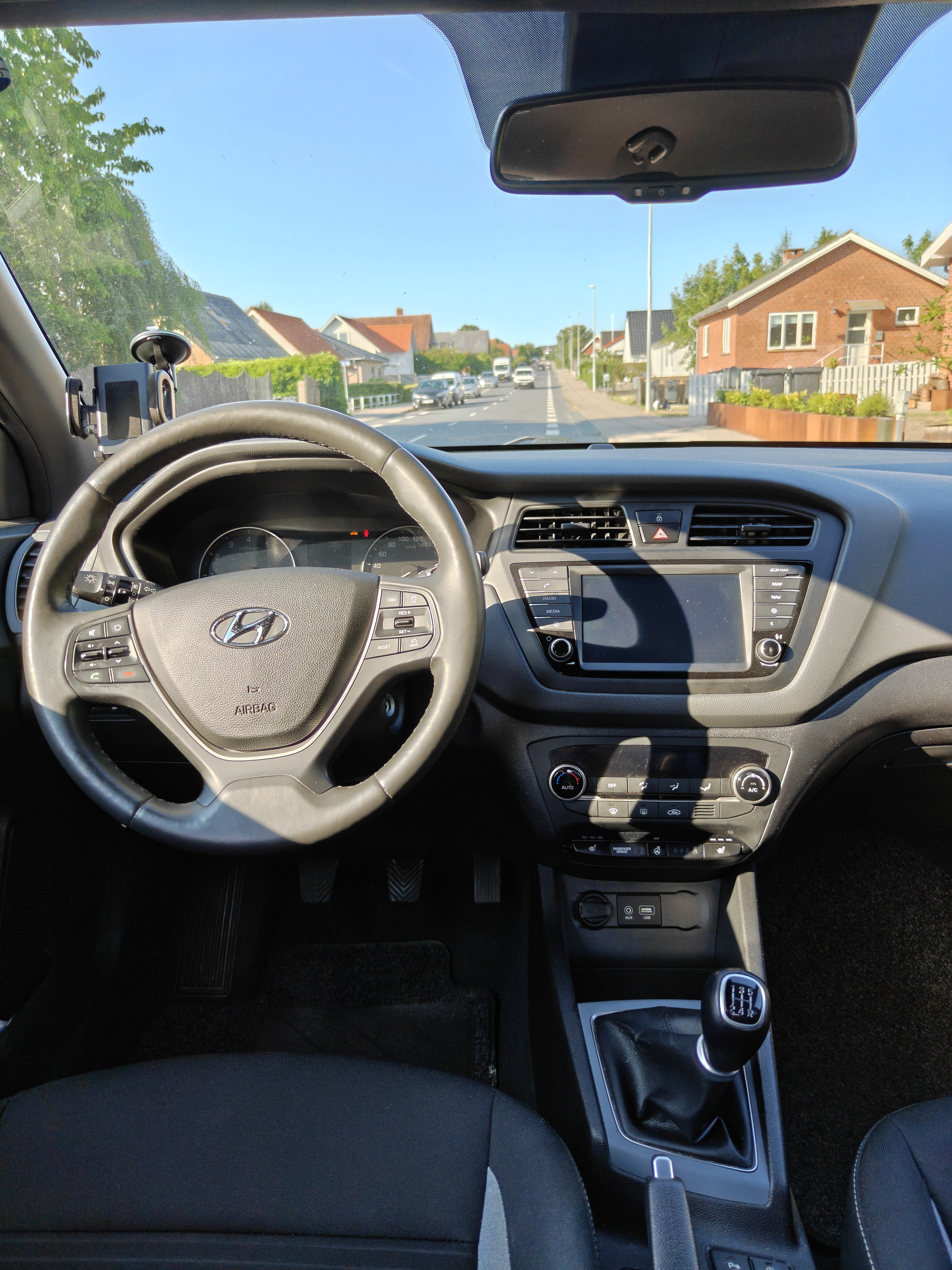 Hvid Hyundai i20 fra 2017