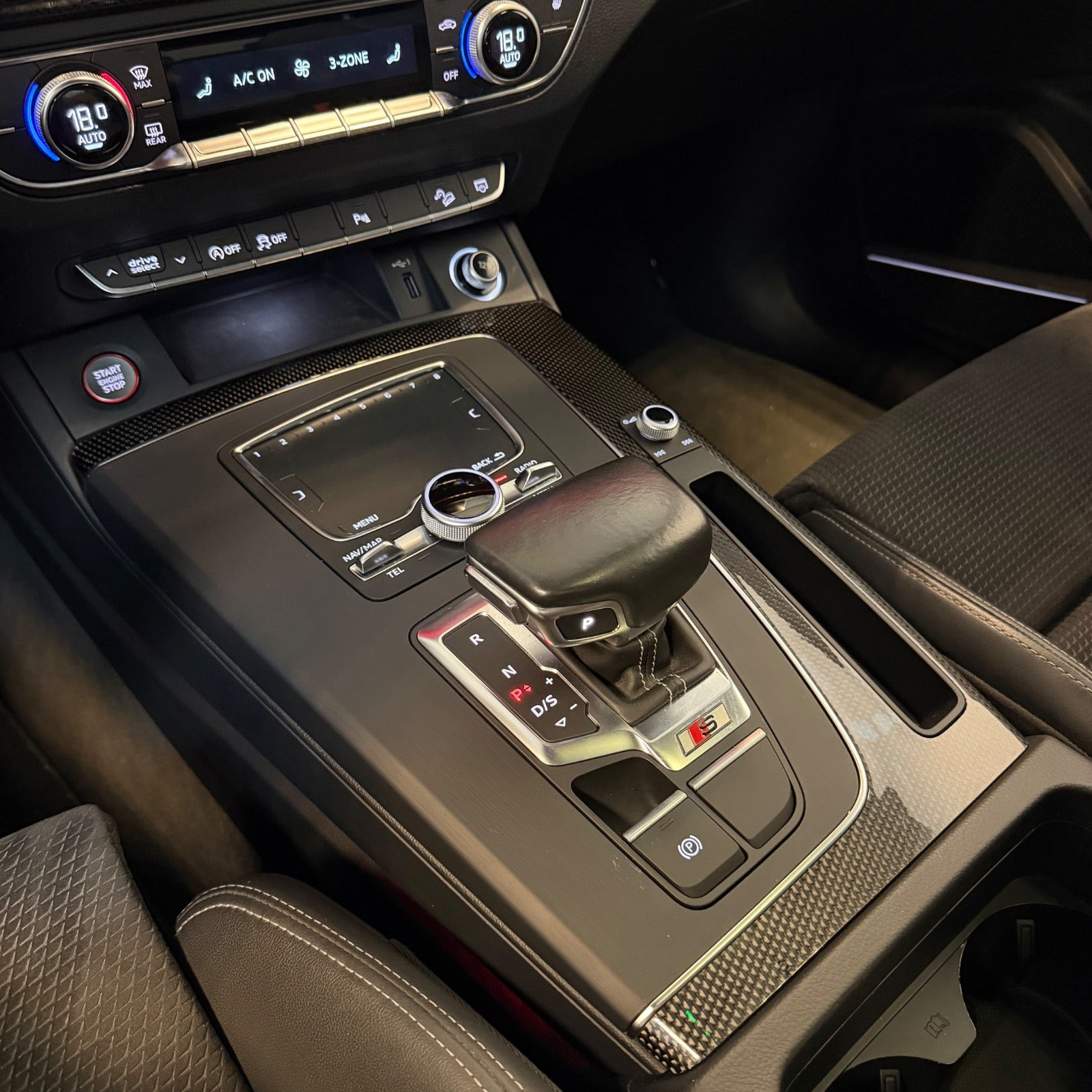 Hvid Audi SQ5 fra 2018
