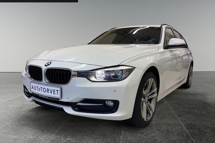 Hvid BMW 320d fra 2014