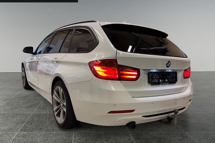 Hvid BMW 320d fra 2014