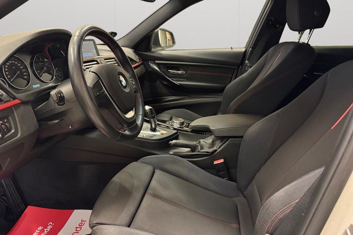 Hvid BMW 320d fra 2014