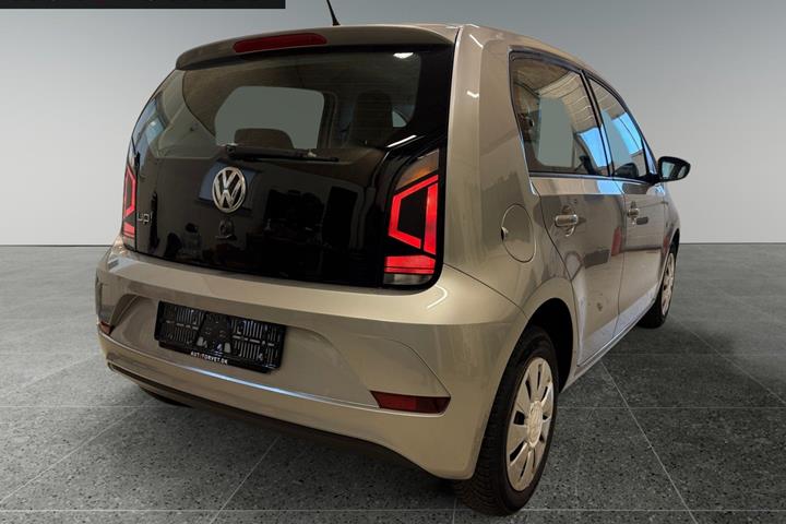 Sølv VW UP! fra 2017