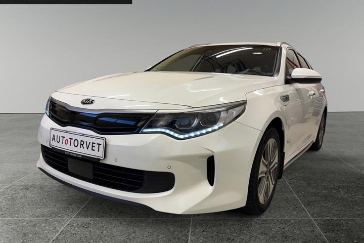Hvid Kia Optima fra 2018