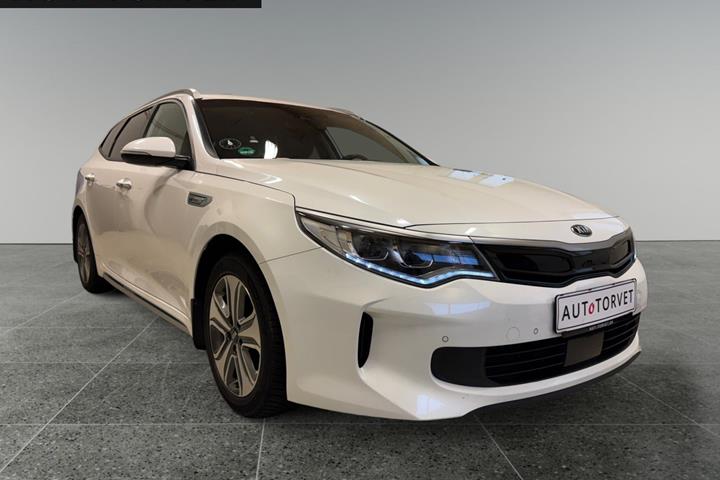Hvid Kia Optima fra 2018