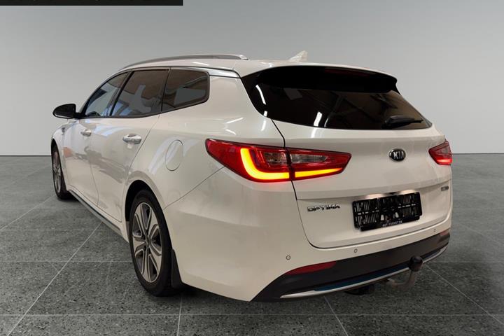Hvid Kia Optima fra 2018