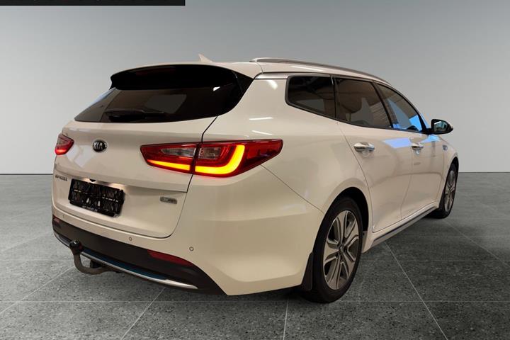 Hvid Kia Optima fra 2018