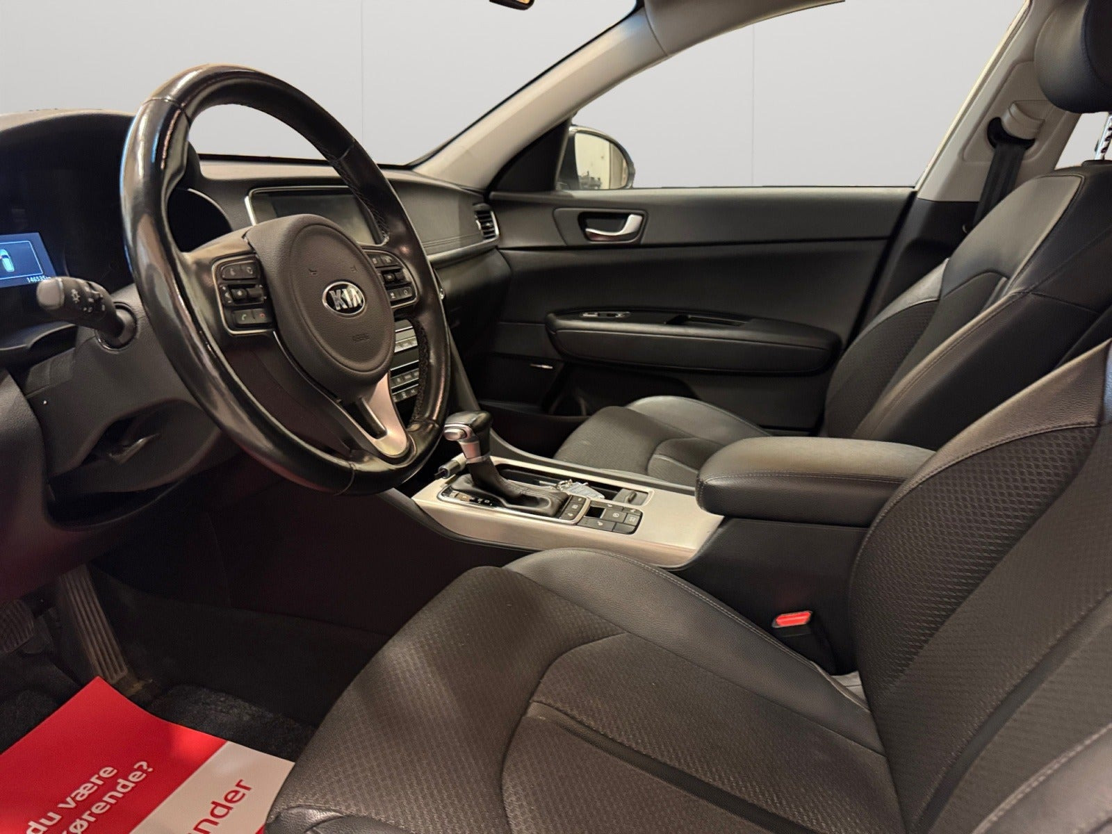 Hvid Kia Optima fra 2018