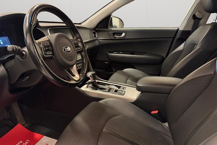 Hvid Kia Optima fra 2018
