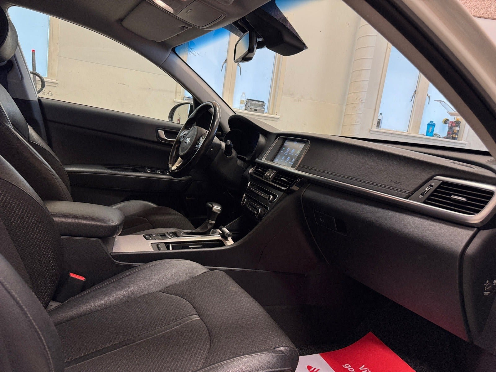 Hvid Kia Optima fra 2018