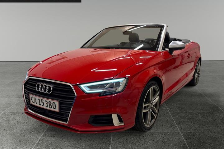 Rød Audi A3 fra 2018