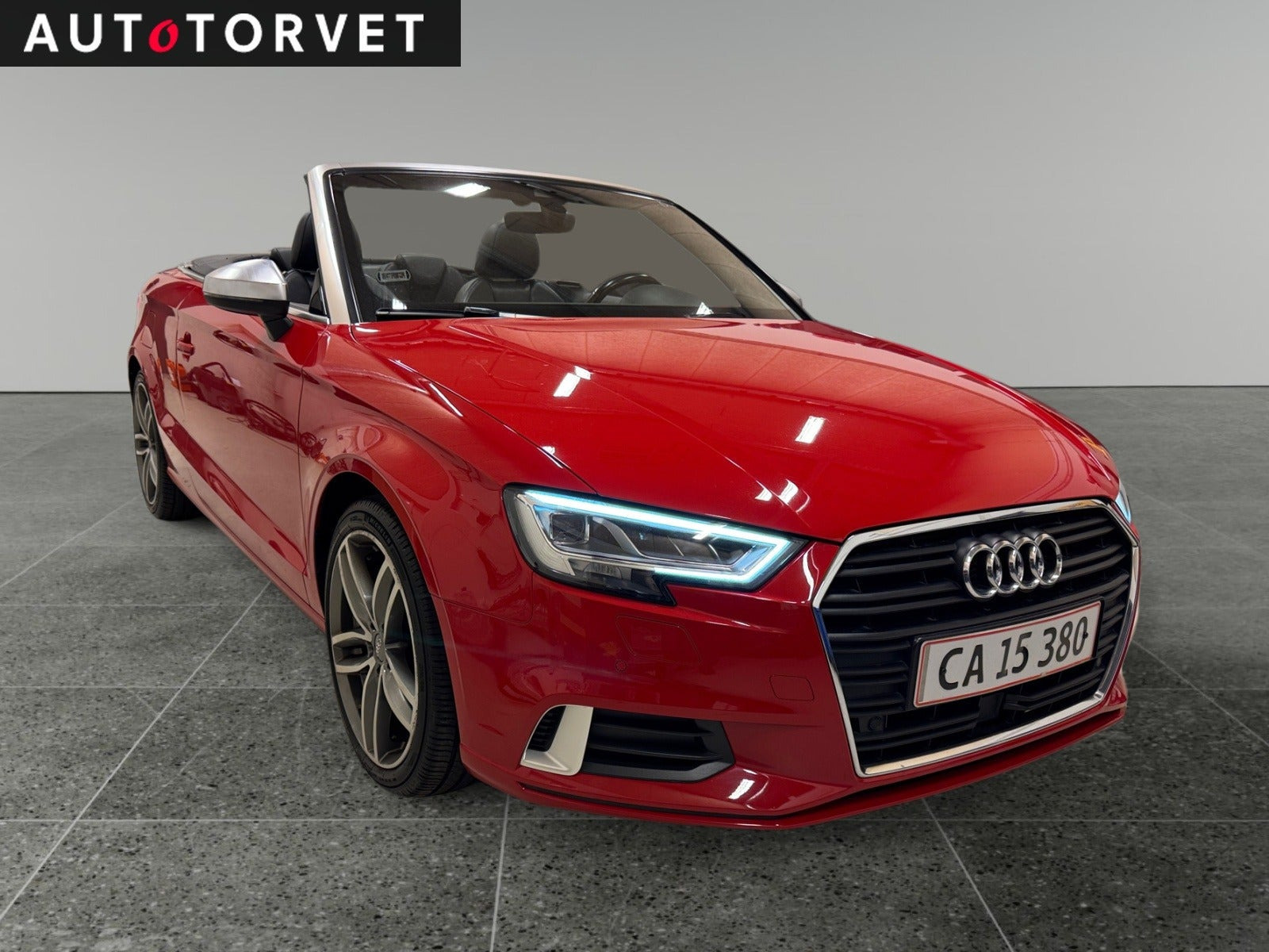 Rød Audi A3 fra 2018