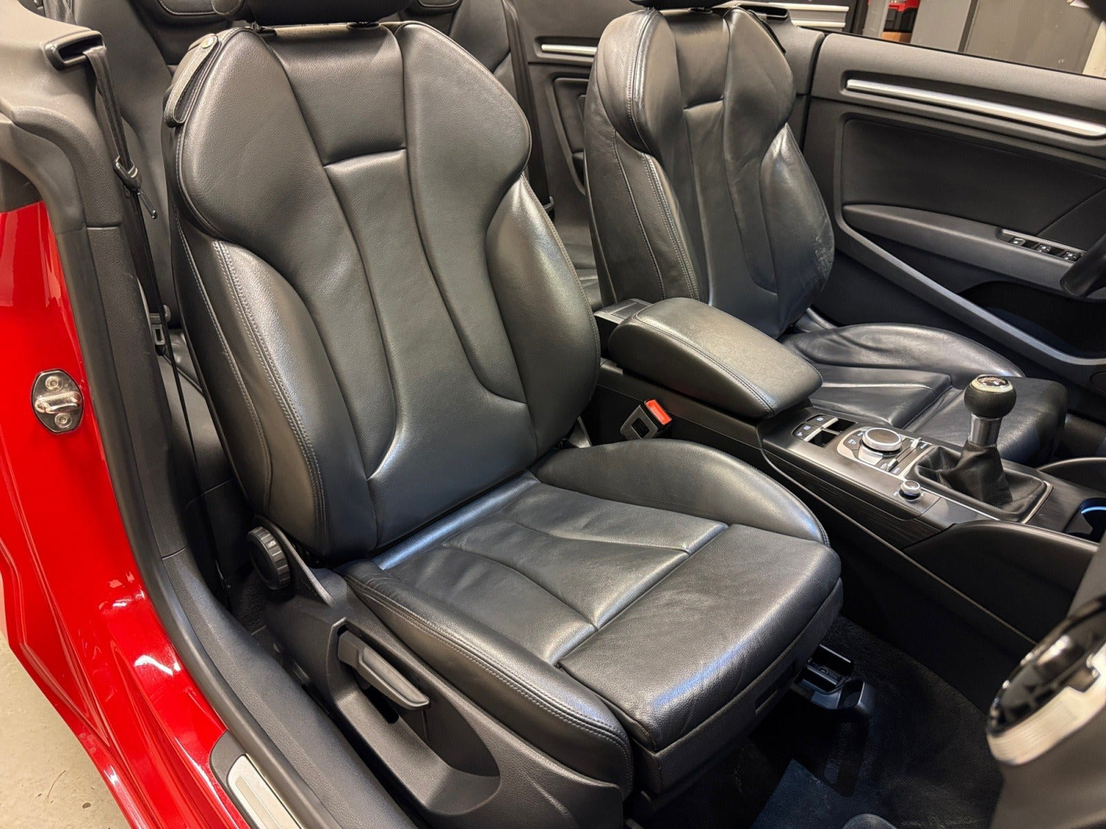 Rød Audi A3 fra 2018