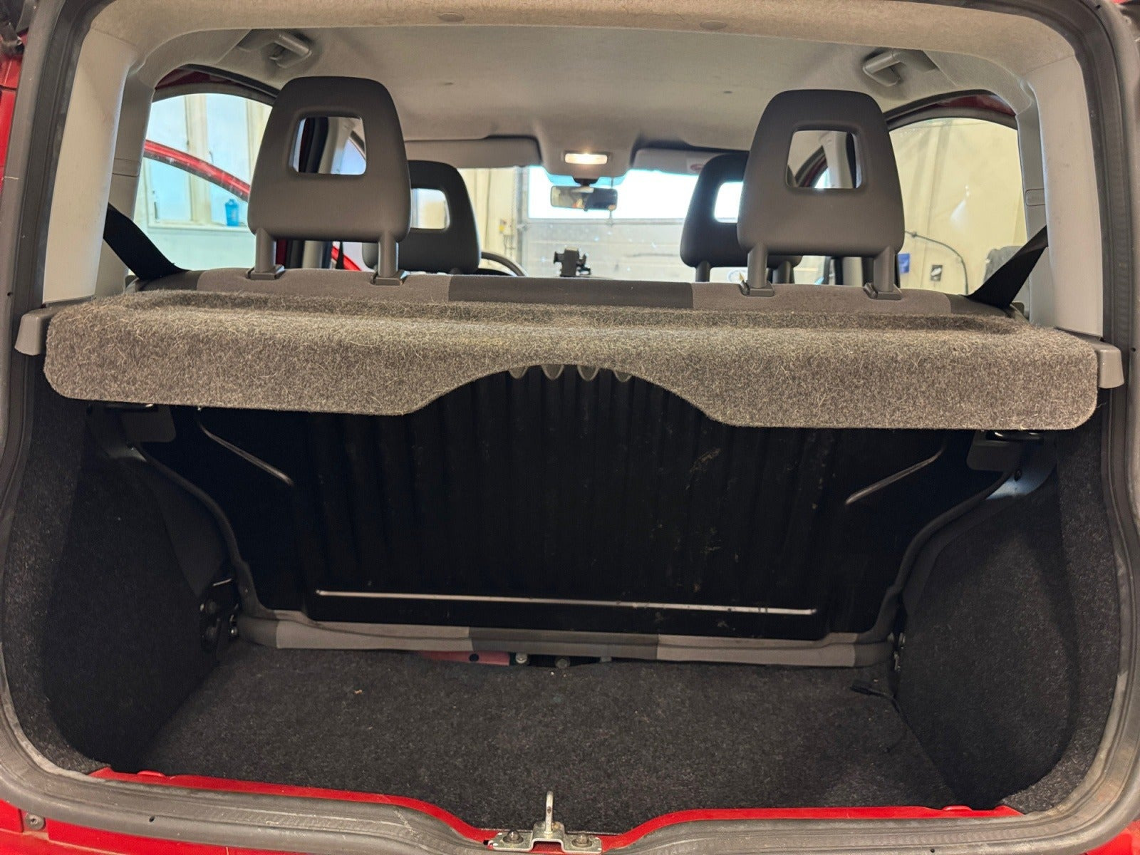 Rød Fiat Panda fra 2012