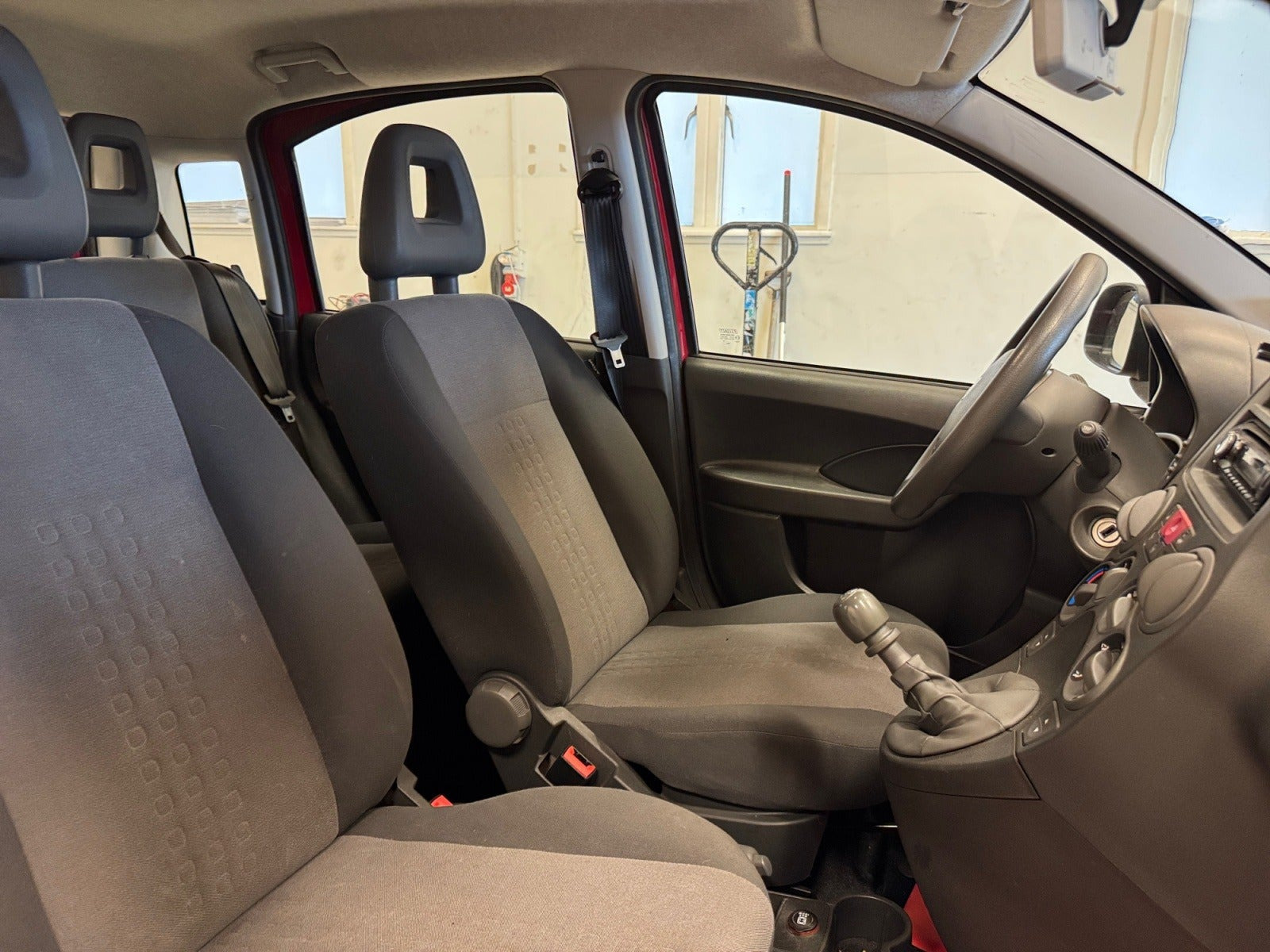Rød Fiat Panda fra 2012