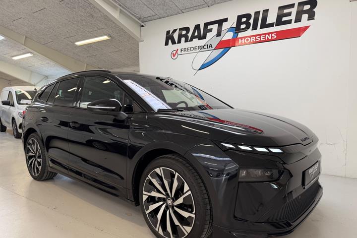 Sort Skoda Enyaq fra 2025
