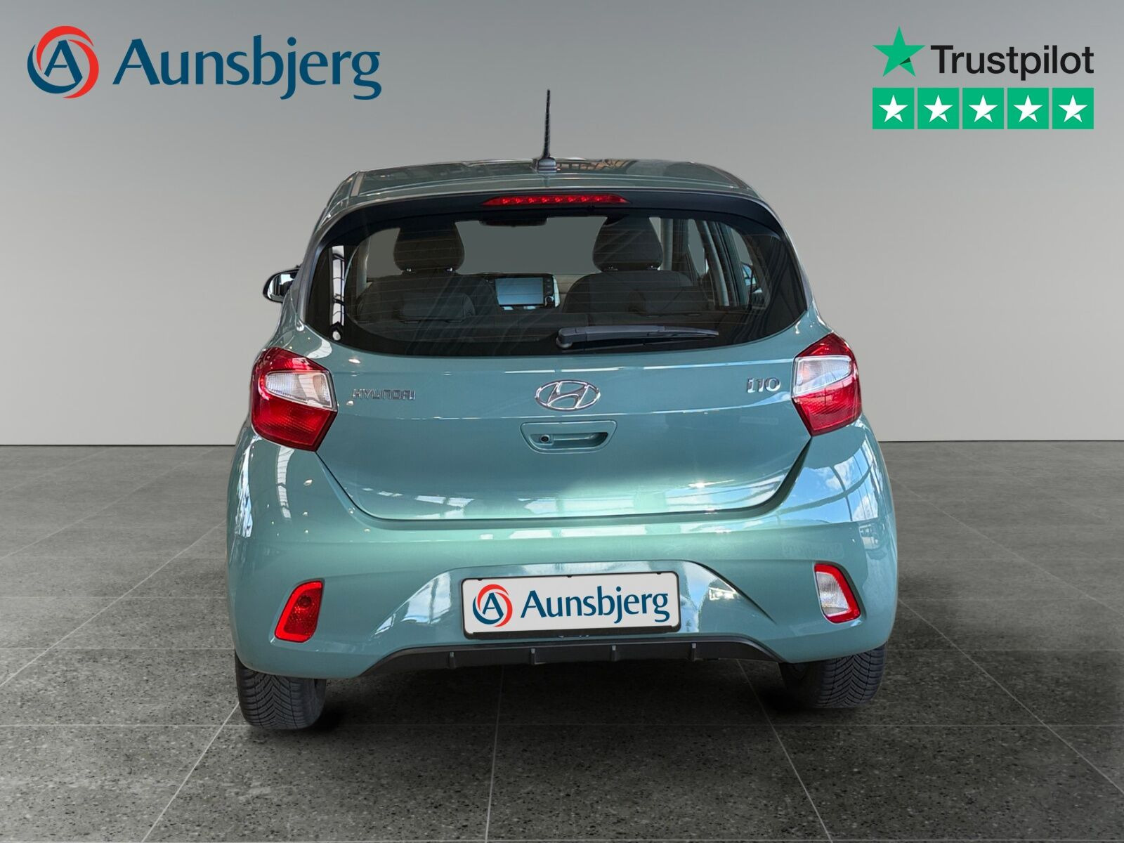 Grøn Hyundai i10 fra 2022