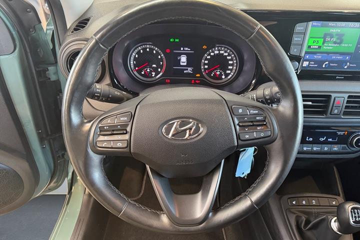 Grøn Hyundai i10 fra 2022
