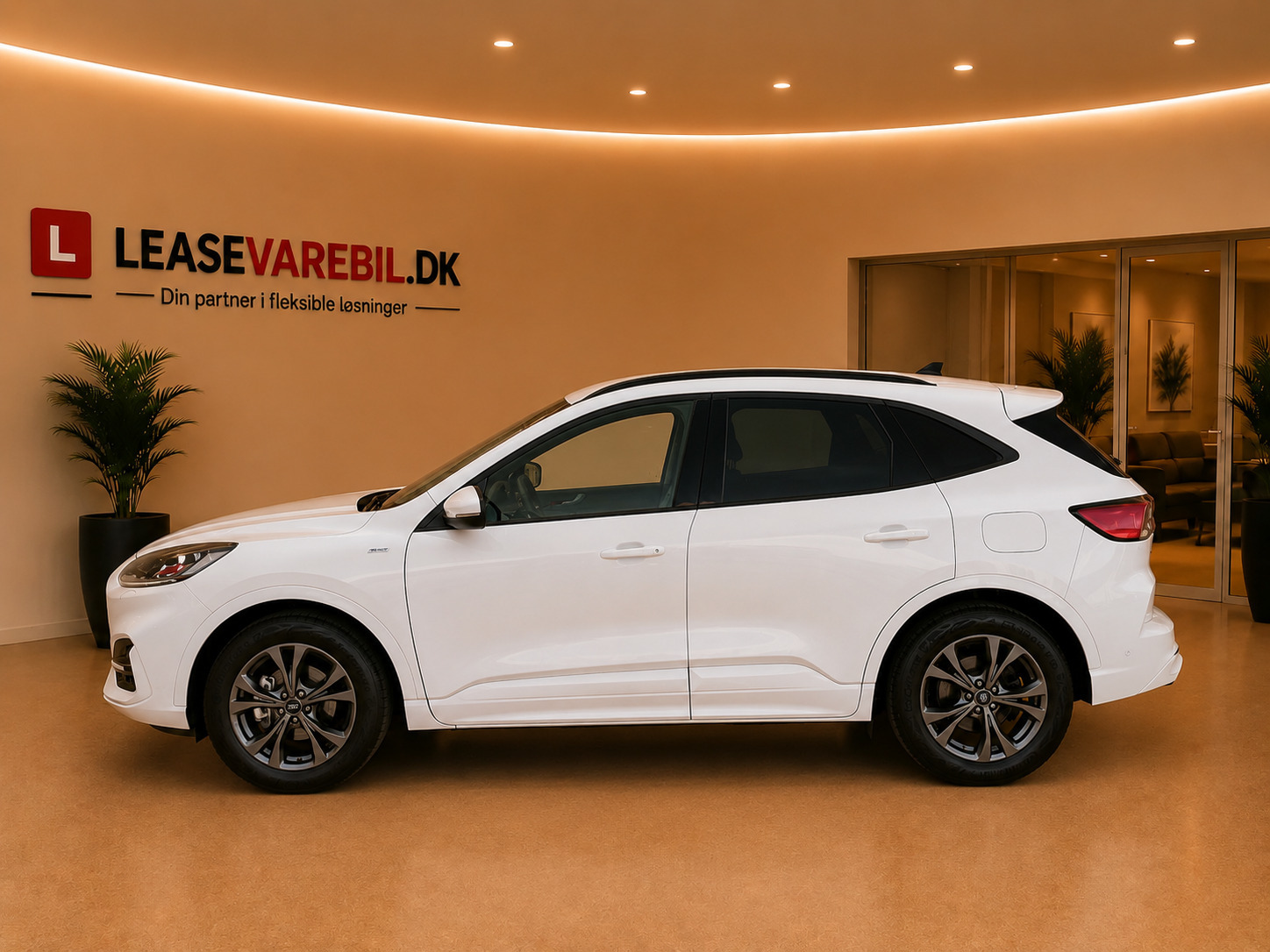 Hvid Ford Kuga fra 2022