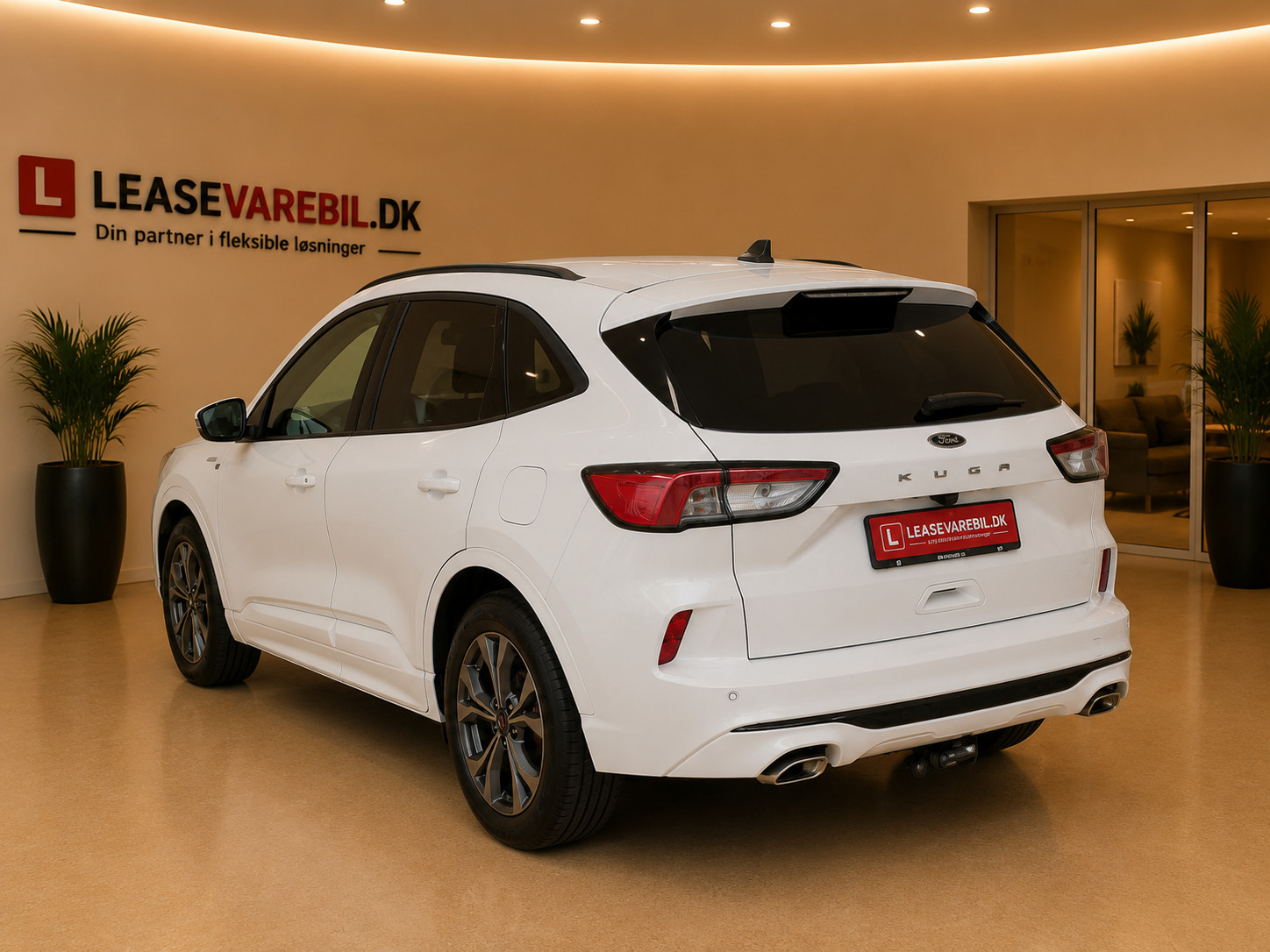 Hvid Ford Kuga fra 2022