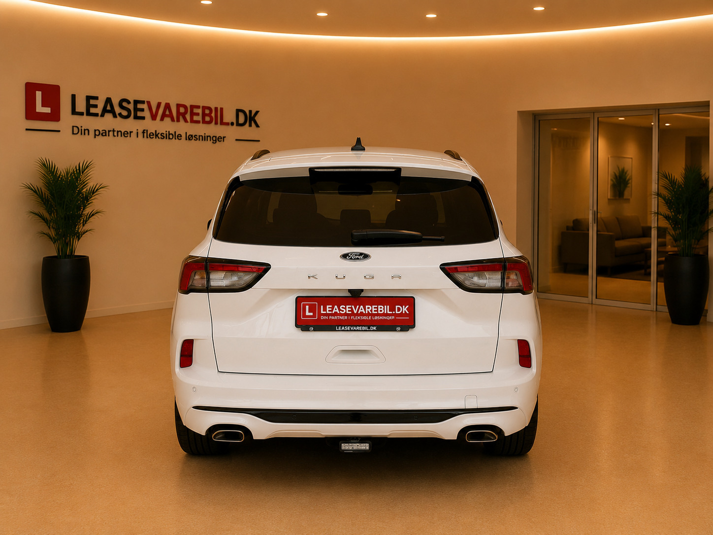 Hvid Ford Kuga fra 2022